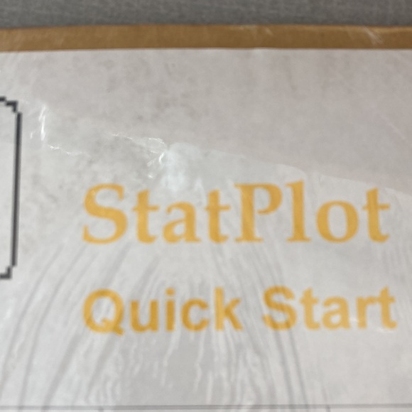 Stat plot Quickstart statistics software CD - Picture 6 of 10